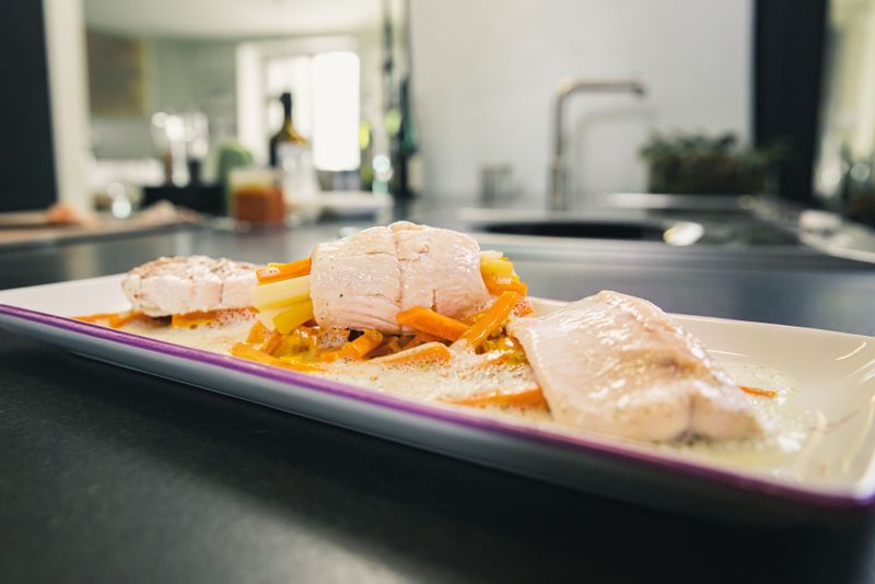 Dreierlei gedämpftes Filet