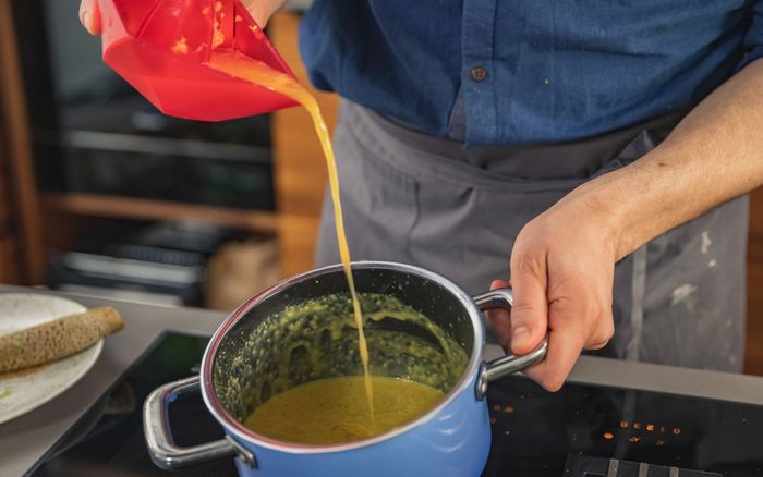 Orangen-Linsen-Suppe | Rezept von Stephan Schnedlitz