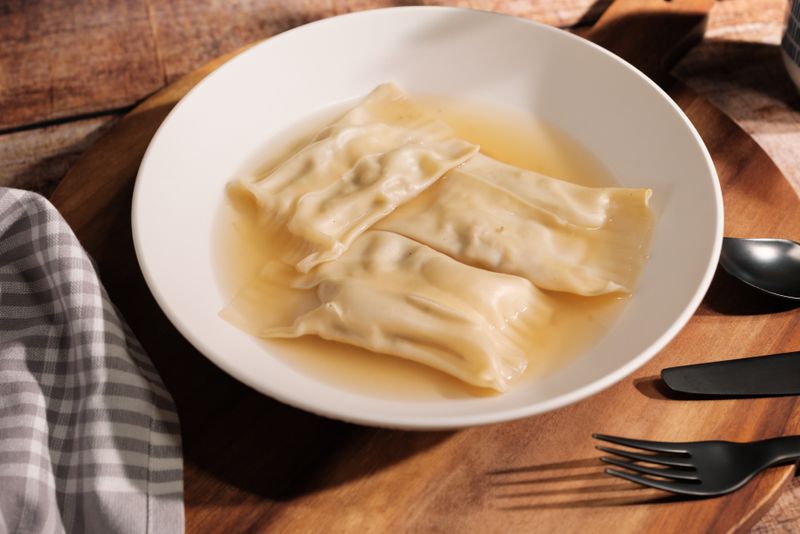 Klassische und vegetarische Maultaschen