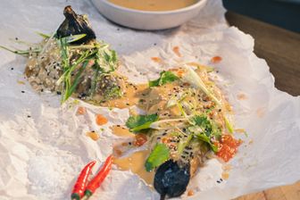 Verbrannte Auberginen