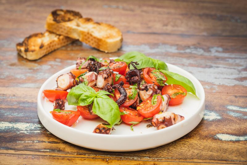 Lauwarmer Pulpo-Salat