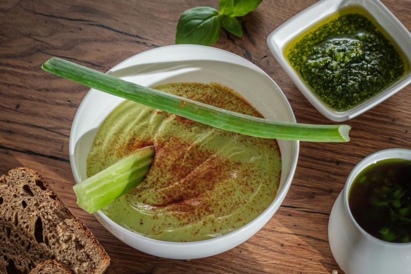 Lauchmayonnaise ohne Ei