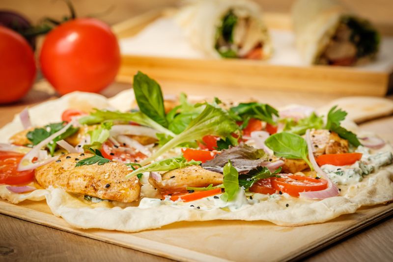 Dürüm mit Hähnchenbrust