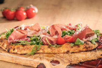 Rucola und Parmaschinken