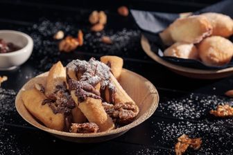 Frittierte Pizza-Desserts