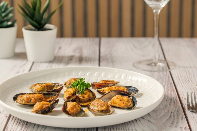 Moules Farcies mit Beurre Café de Paris