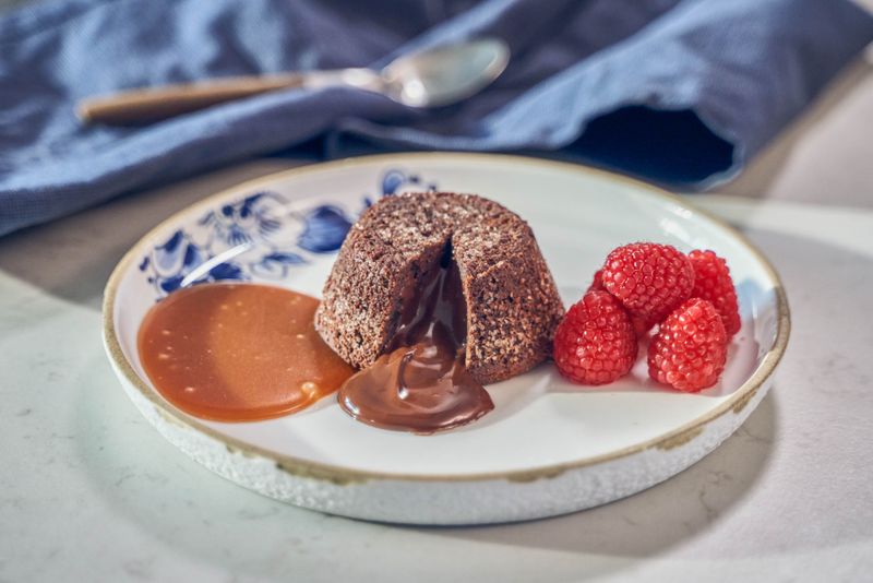 Schokoladenkuchen mit Meersalz-Karamell
